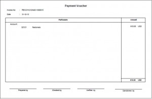 Accounts Payable Invoice & Payment Voucher