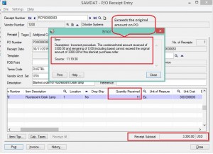 Blanket Purchase Order in ERP Software in India
