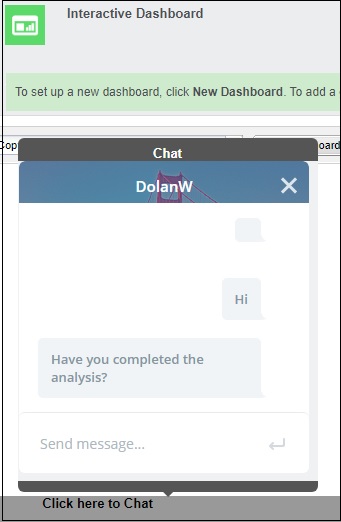 Sage CRM Chat window feature