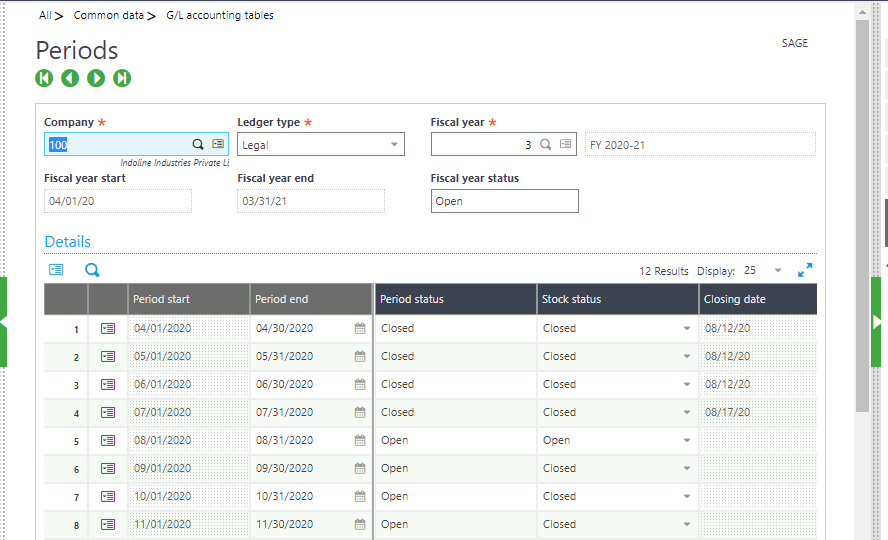 Sage X3 Cost Functionality