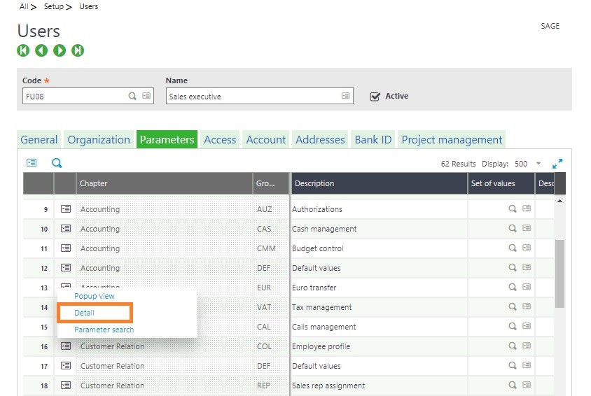 Enable CRM access to Sales Reps in Sage X3