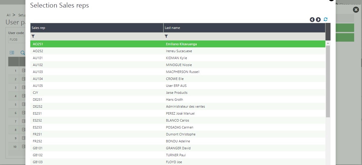 Enable CRM access to Sales Reps in Sage X3