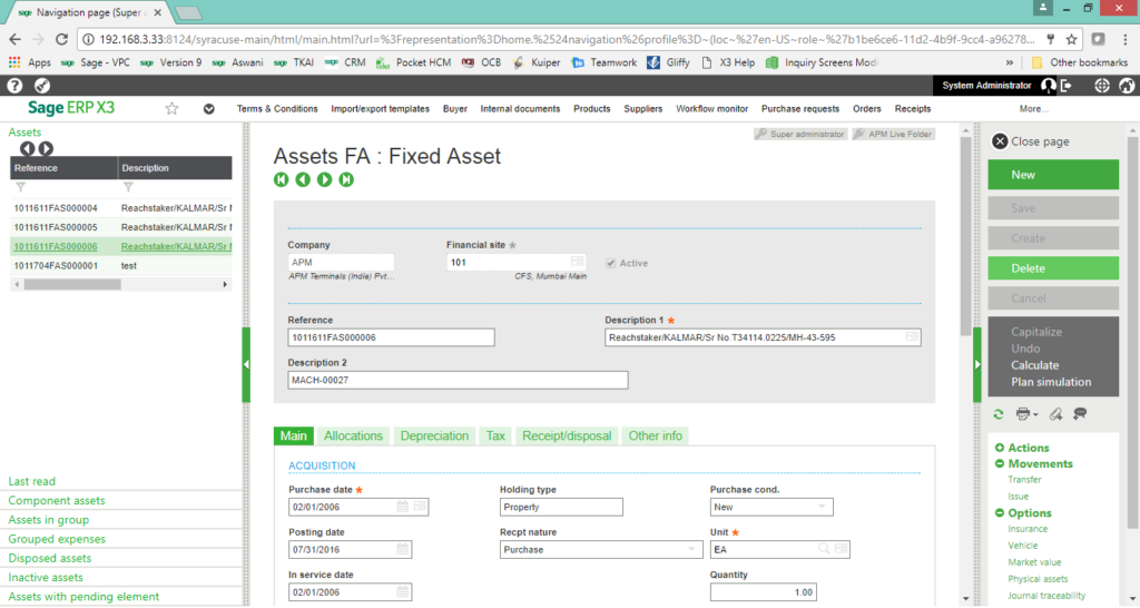 Asset Disposal