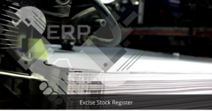 Excise Stock Register