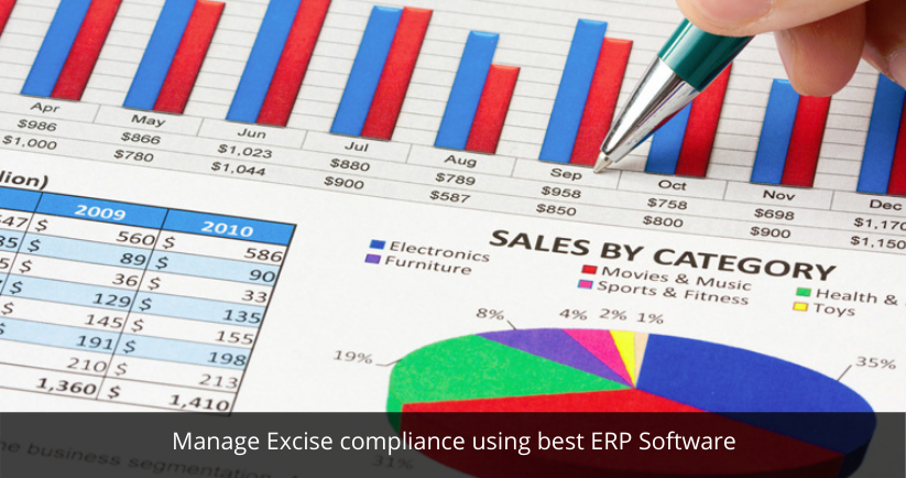 Manage Excise compliance using best ERP Software