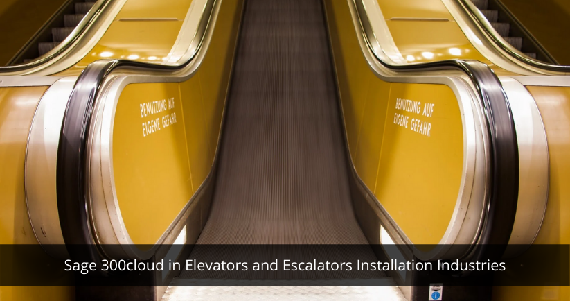 Sage 300 cloud in Elevators and Escalators Installation