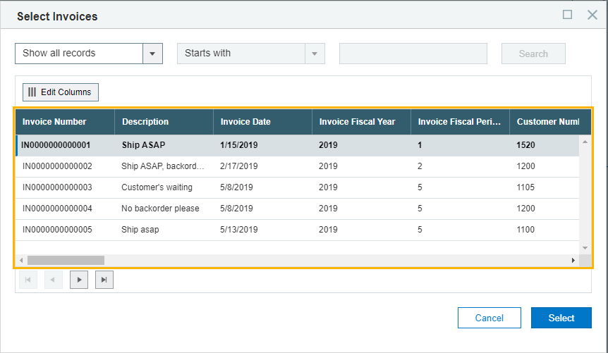 Sage 300cloud- Web Screen