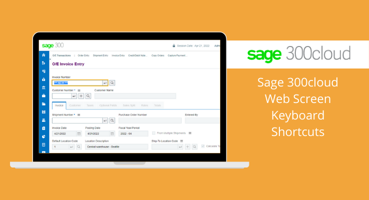 Web Screen - Sage 300