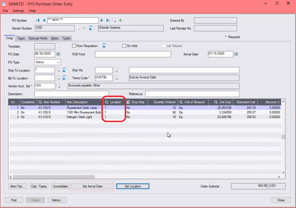 Purchase Order New features and improvements in Sage 300 Version 2022