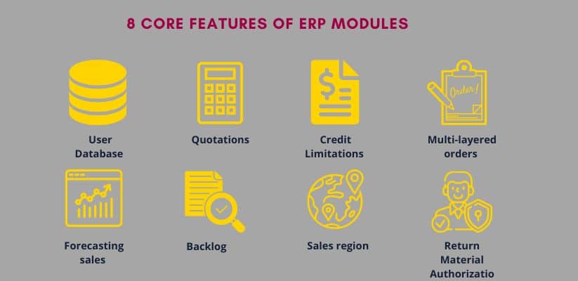 ERP sales modules