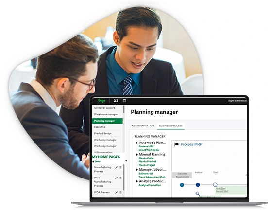 sage x3 planning manager dashboard