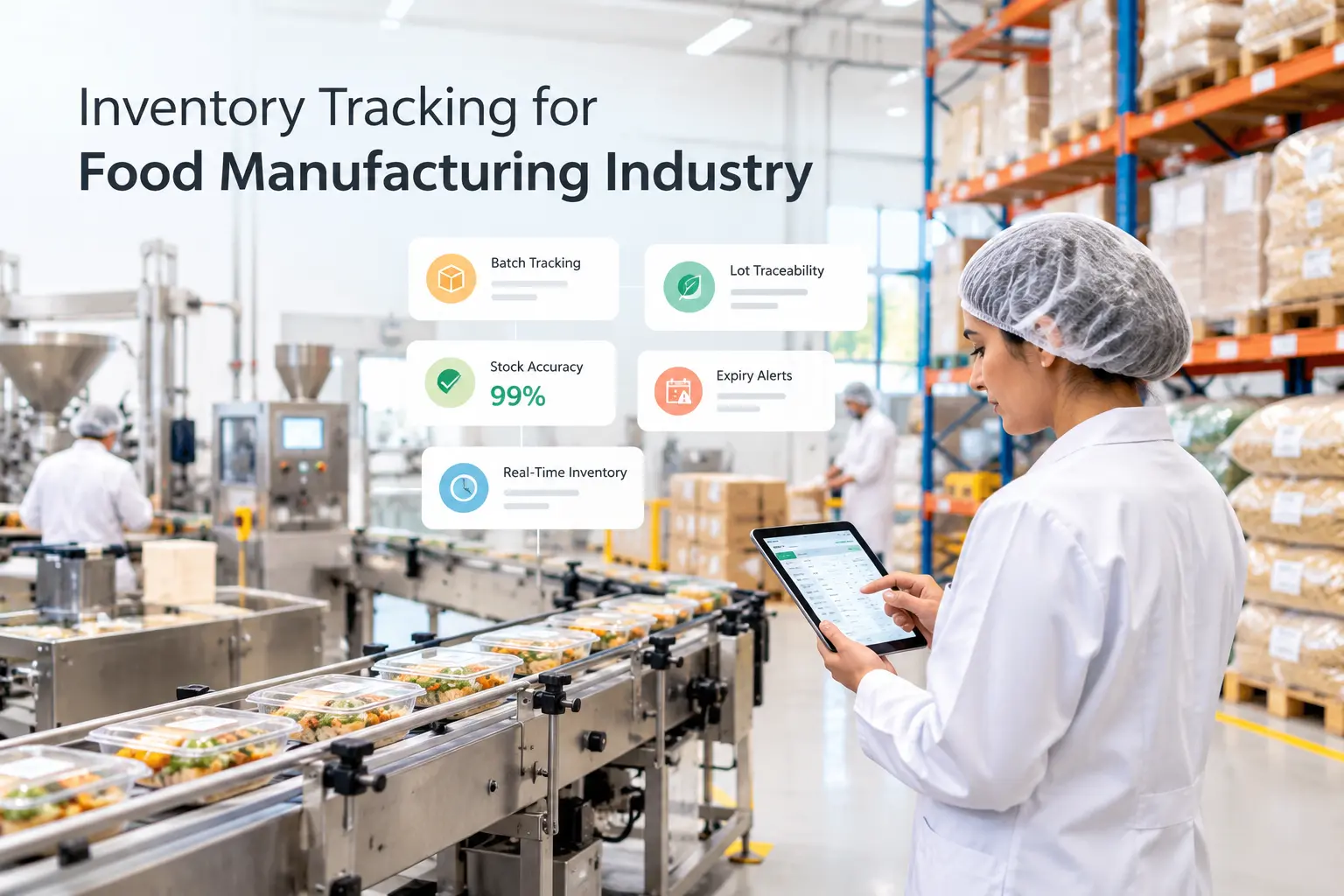 Inventory management in food manufacturing Industry