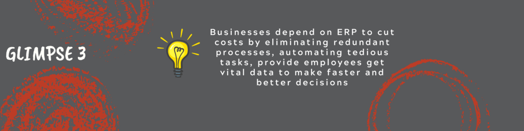 how business are depend on erp to cut costs