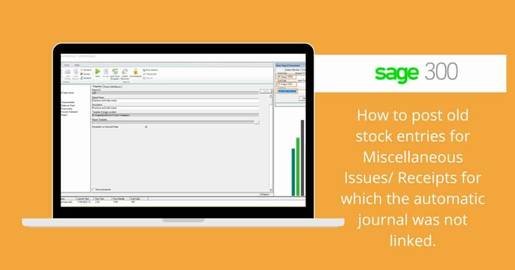How to post Old Stock Entries for Miscellaneous Receipts