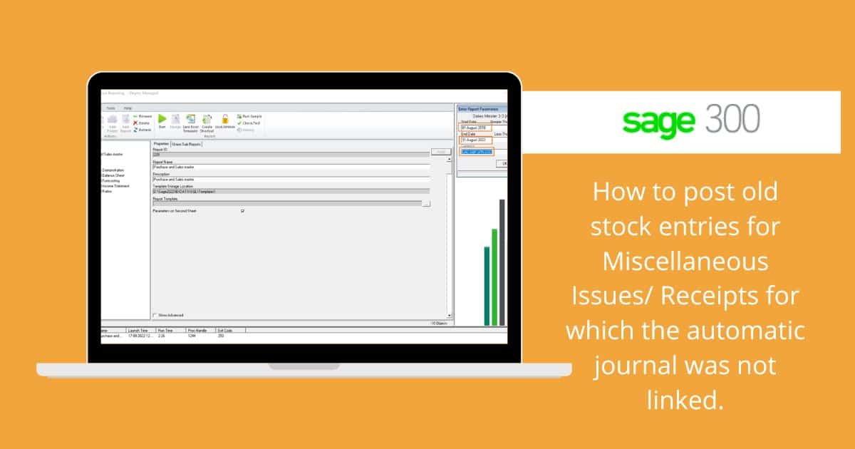 How to post Old Stock Entries for Miscellaneous Receipts