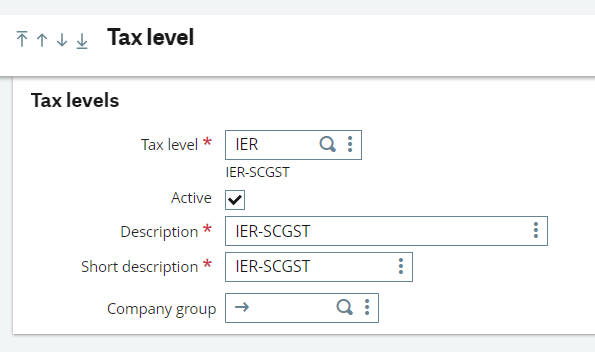 Tax Level