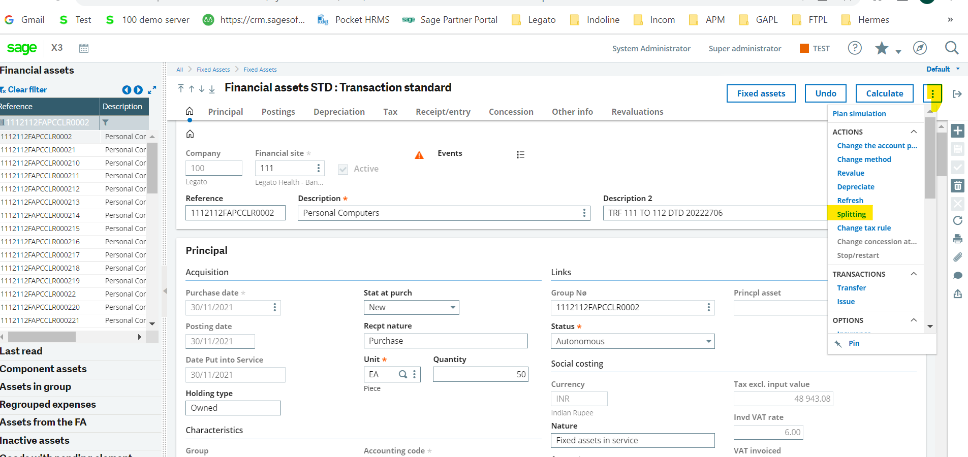 Transaction Standard