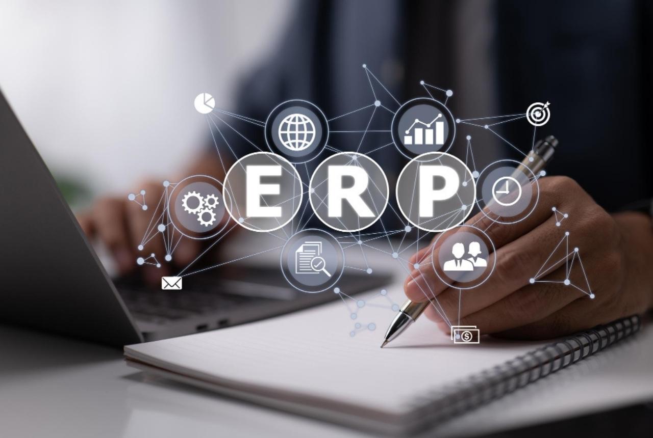 What is at the heart of any ERP system