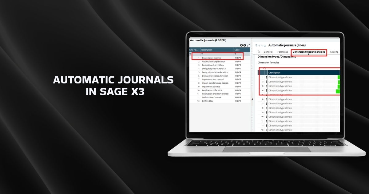 Automatic Journals in Sage X3