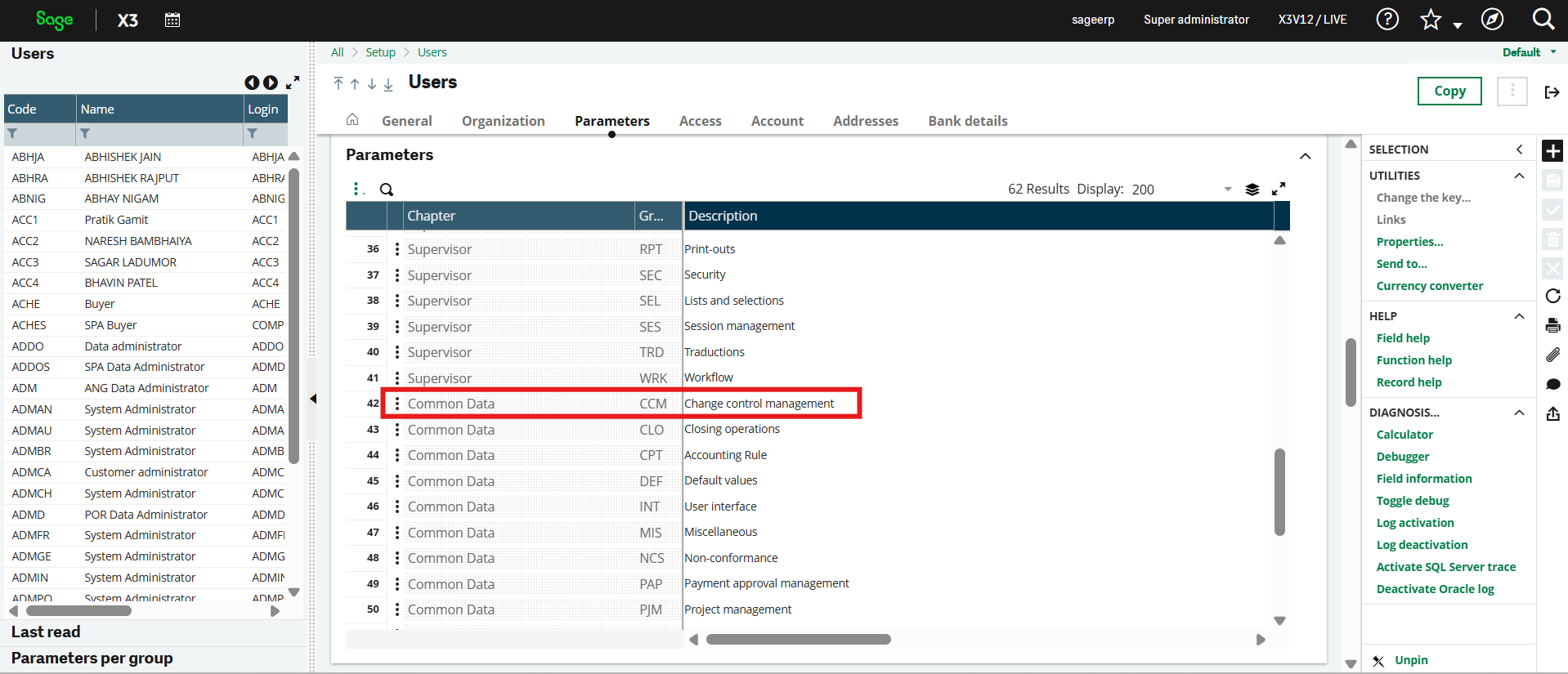 Change Control Management in CR