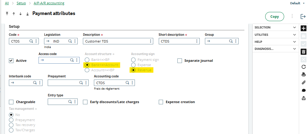 Customer TDS (CTDS) in Sage X3