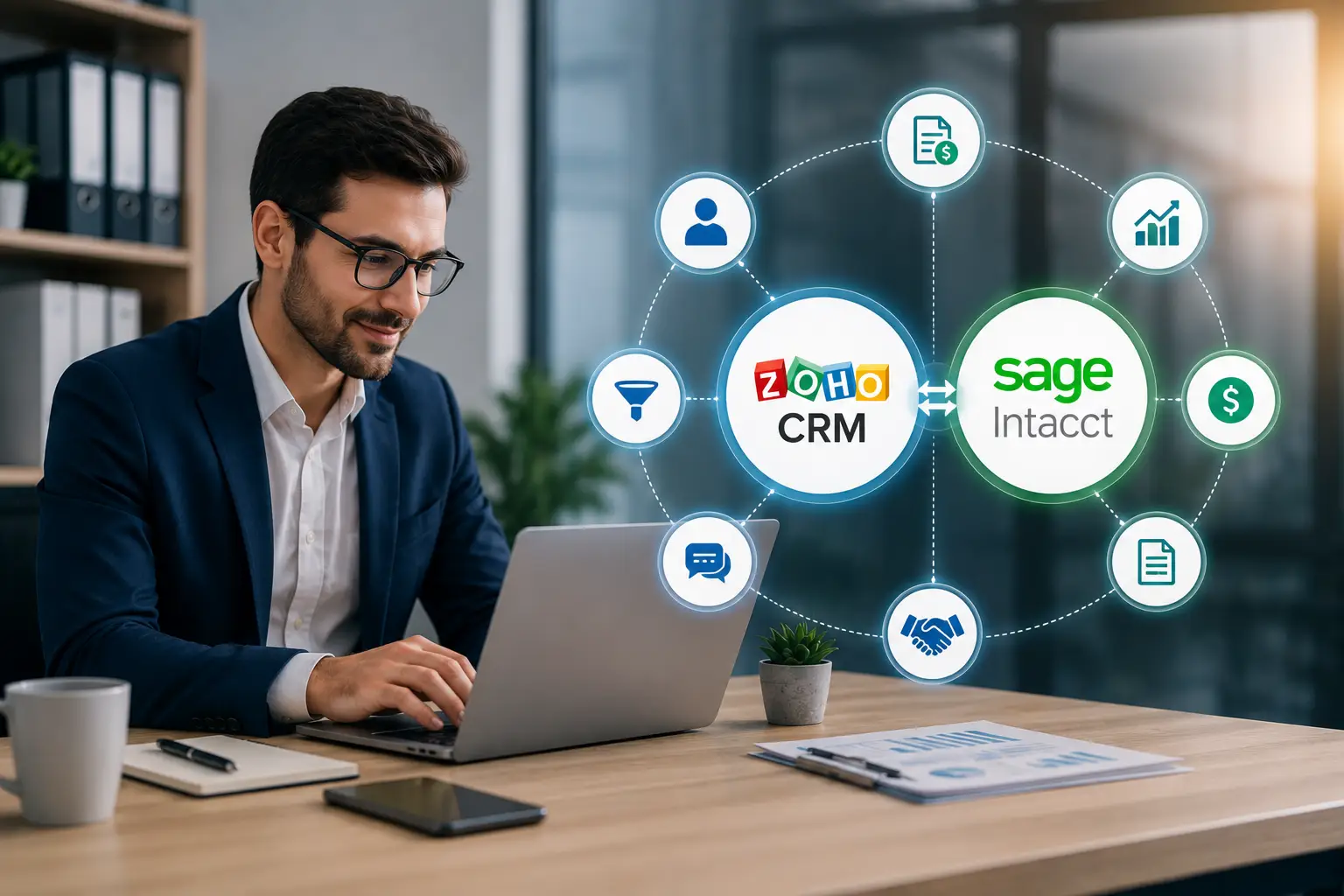 Zoho crm and sage intacct integration