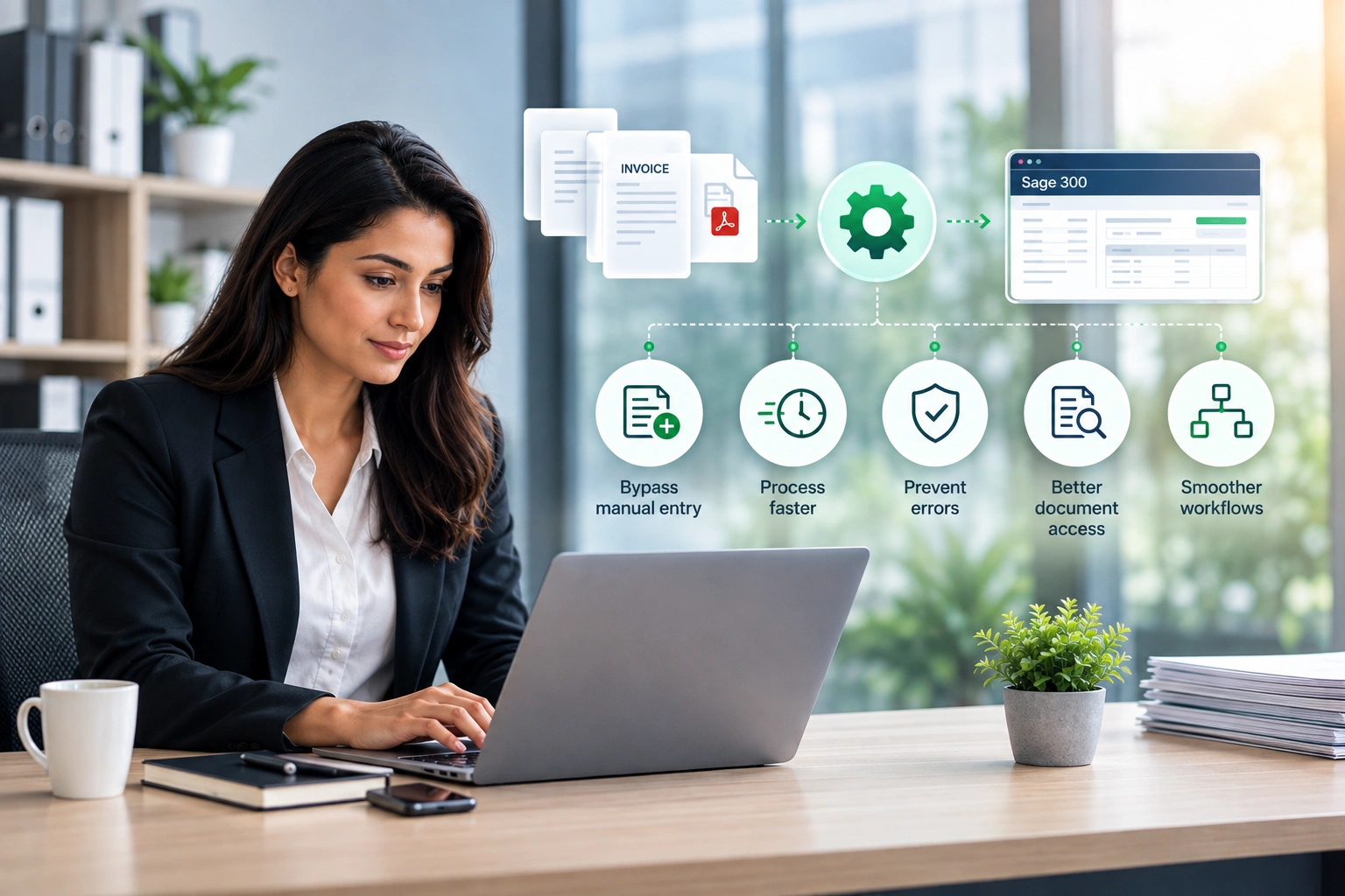 Benefits of AP Automation add-on for Sage 300 Team