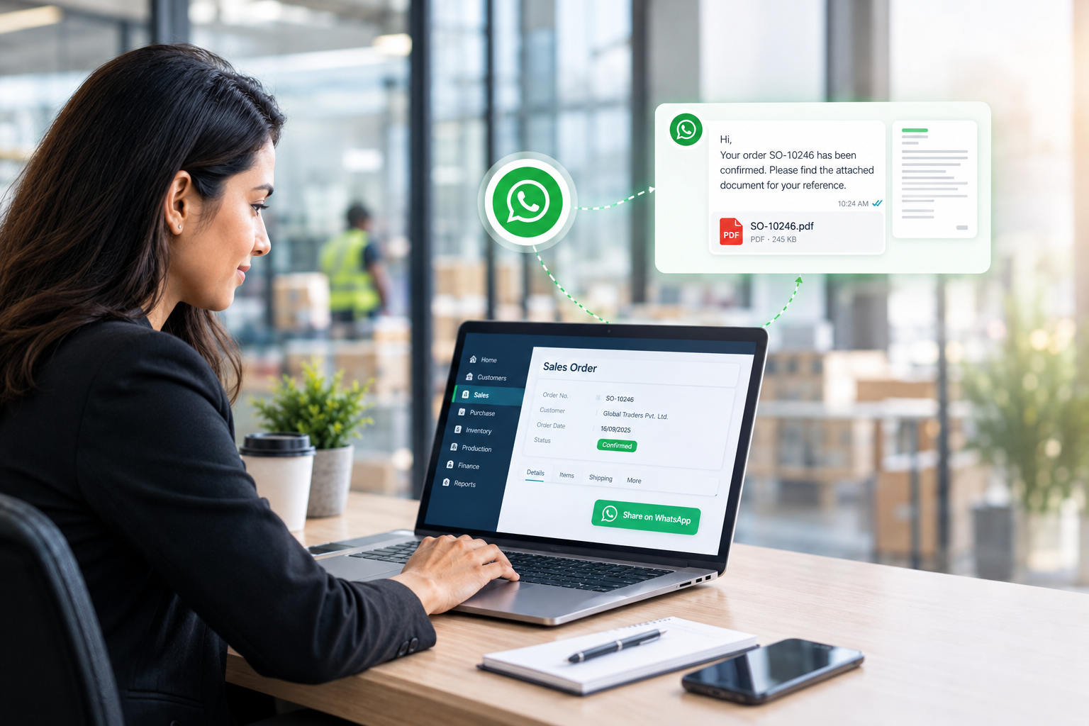 WhatsApp Integration for Sage X3